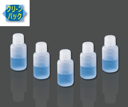 AS ONE 7-2101-01 SCC Narrow-Mouth Vial 100mL 10 Pieces (Pure Water Washing Processed)